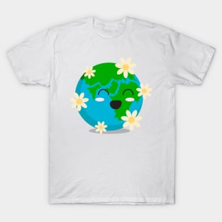 Spring Earth Day Illustration T-Shirt